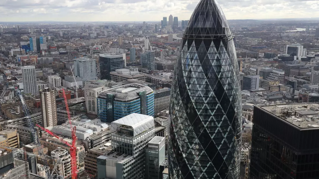 Sein Büro entwarf auch das Londoner Hochhaus «The Gherkin» (die Gurke). (Archivbild) - Bild: picture alliance / Chris Radburn/PA Wire/dpa