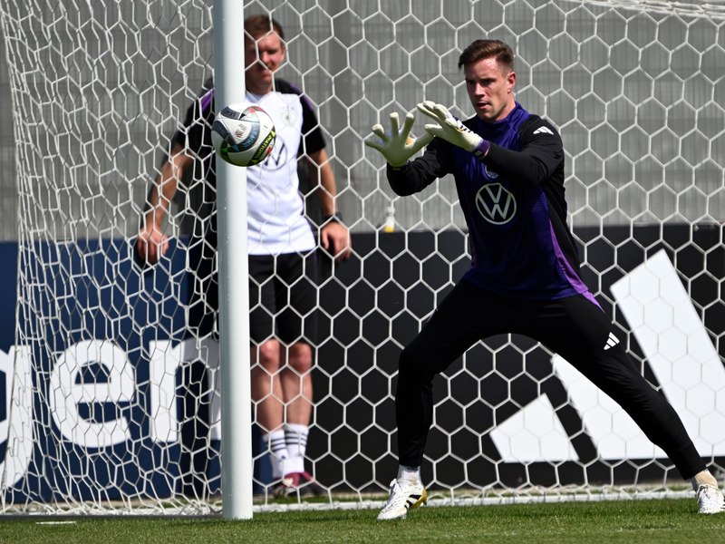 Julian Nagelsmann beim Abschlusstraining. - Foto: Federico Gambarini/dpa