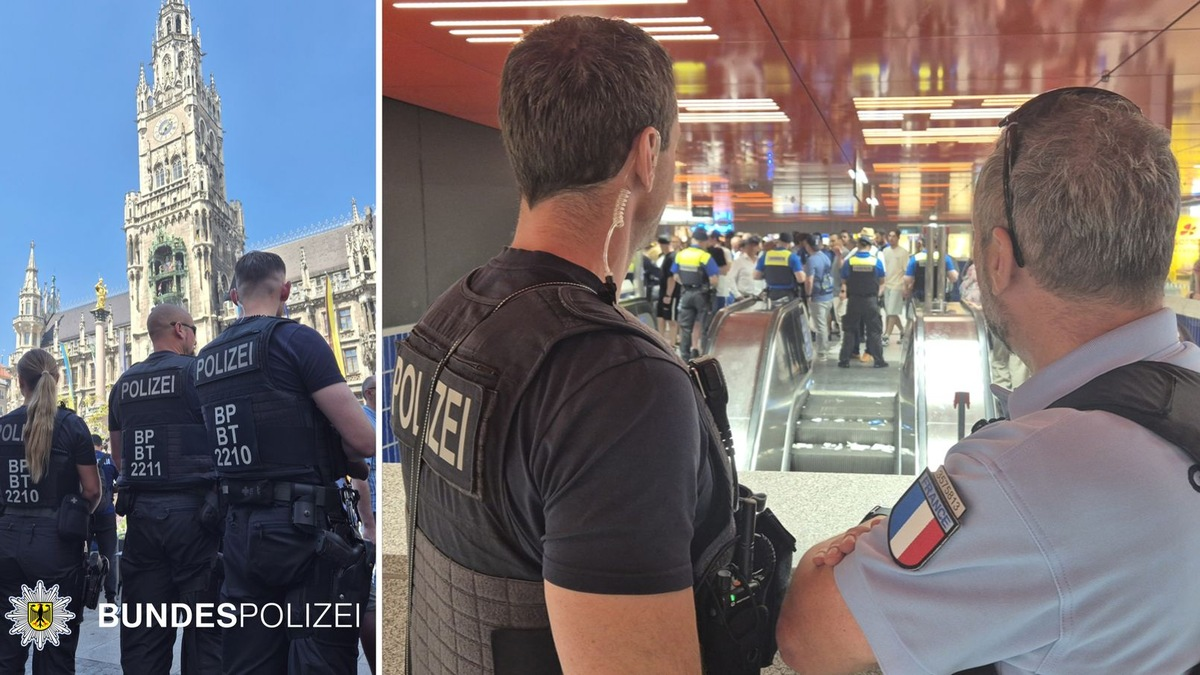 Bundespolizeidirektion München: Bundespolizei mit dem Einsatzverlauf sehr zufrieden Mehr als 200 Beamtinnen und Beamte im Einsatz - Kaum Probleme im Bahnbereich - Foto: presseportal.de