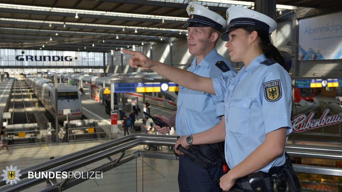 Bundespolizeidirektion München: Zahlreiche Gewaltdelikte im Bahnbereich - Drei Fälle mit Glasflascheneinsatz - Foto: presseportal.de