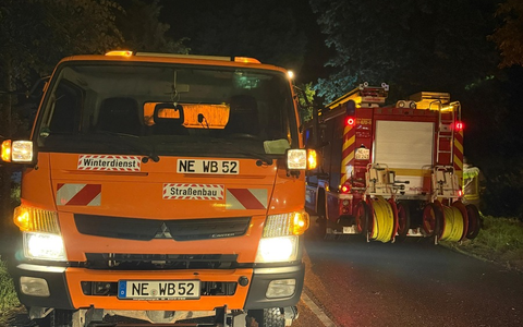 FW Grevenbroich: Starkregen sorgt für zahlreiche Einsätze im Stadtgebiet - Foto: presseportal.de
