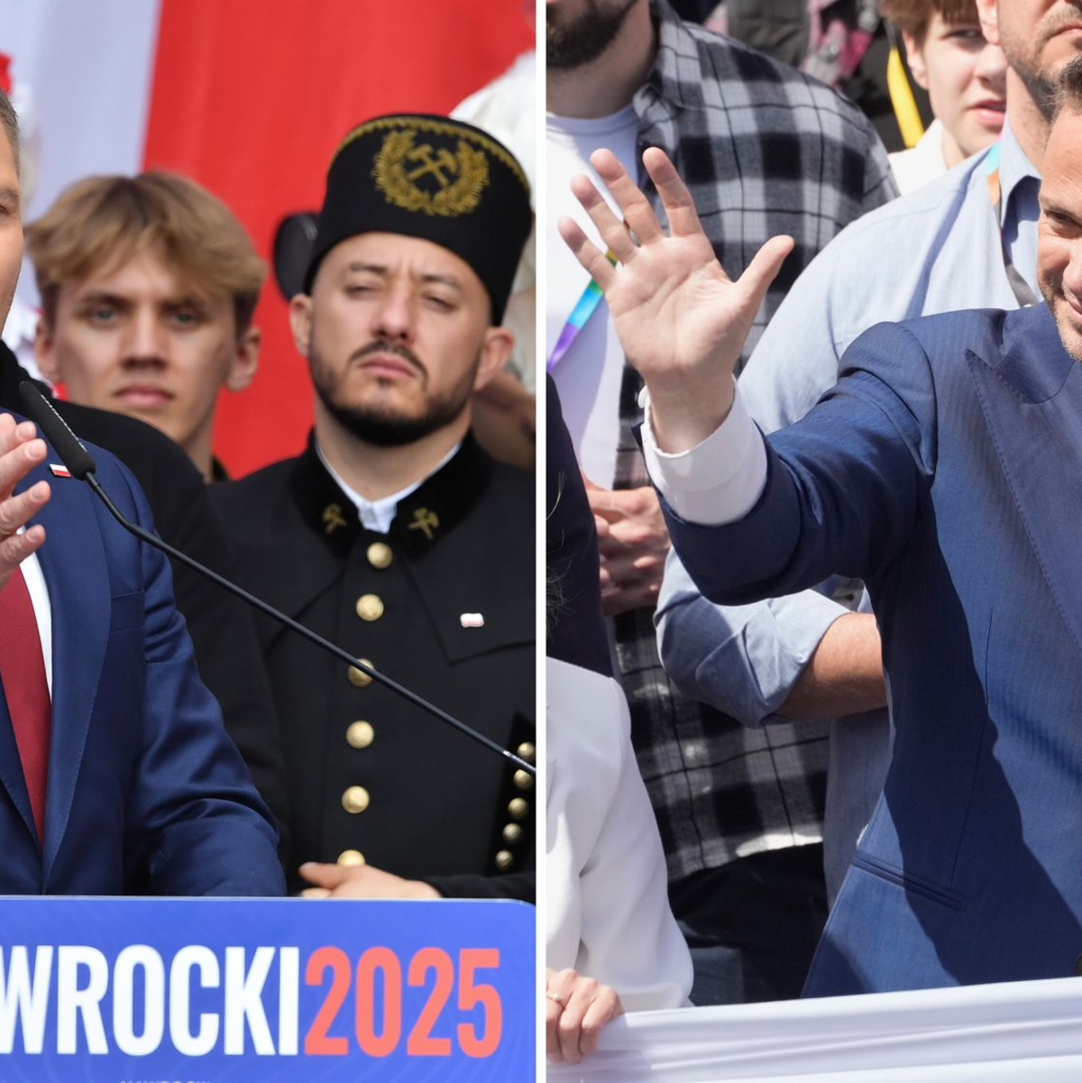 Bei der Stichwahl um Polens Präsidentenamt liegen der rechtskonservative Karol Nawrocki (links) und der liberale Rafal Trzaskowski laut Prognosen fast gleichauf. (Archivbild) - Foto: Piotr Nowak/Czarek Sokolowski/PAP/dpa