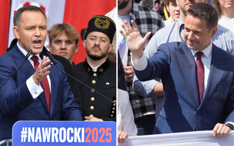 Bei der Stichwahl um Polens Präsidentenamt liegen der rechtskonservative Karol Nawrocki (links) und der liberale Rafal Trzaskowski laut Prognosen fast gleichauf. (Archivbild) - Foto: Piotr Nowak/Czarek Sokolowski/PAP/dpa