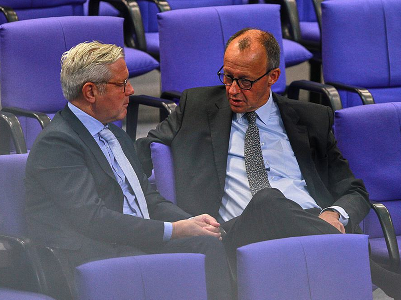 Norbert Röttgen und Friedrich Merz (Archiv) - Foto: über dts Nachrichtenagentur