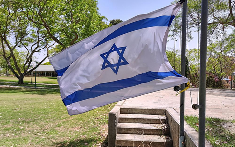 Israelische Fahne in einem Kibbuz (Archiv) - Foto: über dts Nachrichtenagentur