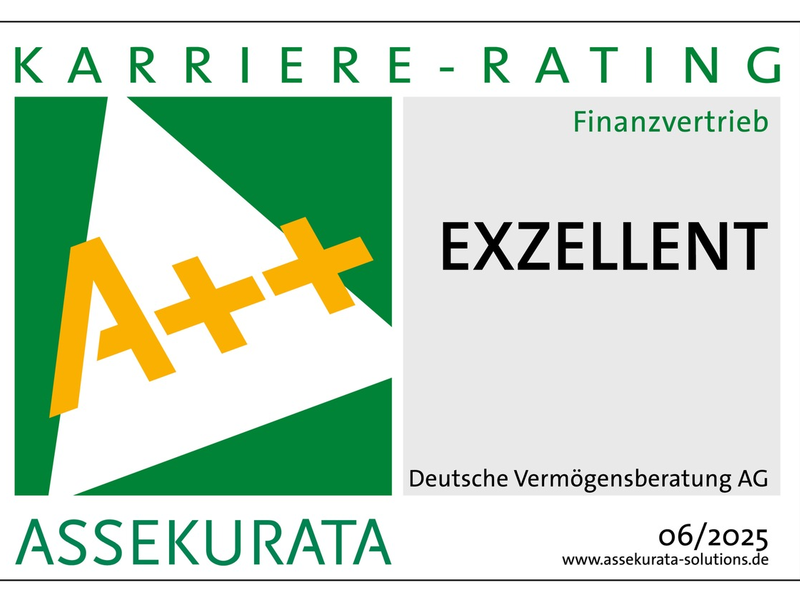 50 Jahre Zukunft gestalten - und zum 18. Mal in Folge ausgezeichnet / Assekurata bestätigt erneut den Spitzenplatz der DVAG - Foto: presseportal.de