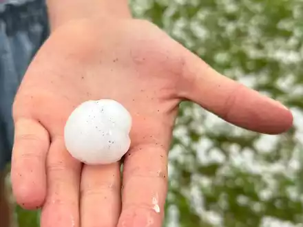 FW Bad Säckingen: Hagelunwetter in Bad Säckingen: Feuerwehr stundenlang im Einsatz - Foto: presseportal.de