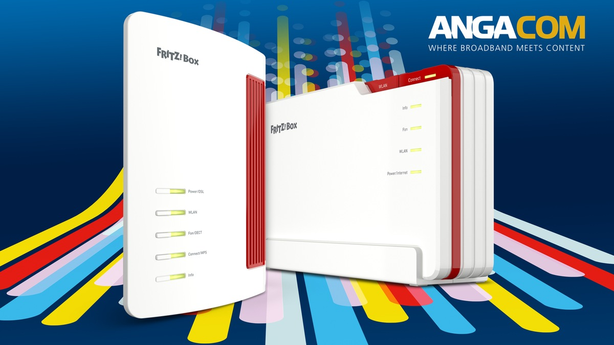 10G Glasfaser, DSL, Wi-Fi 7 - FRITZ!-Premieren auf der ANGA COM - Foto: presseportal.de