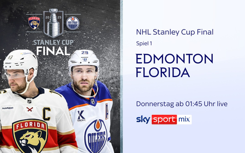 Leon Draisaitl und die Edmonton Oilers greifen nach dem Titel: das NHL Stanley Cup Final live und exklusiv bei Sky Sport - Foto: presseportal.de