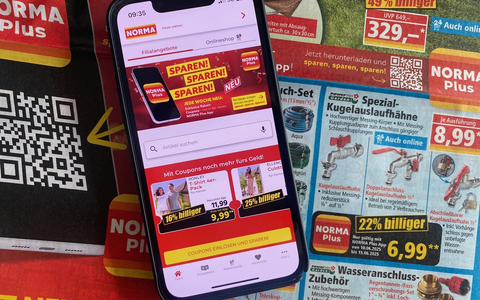 NORMA Plus App: Ab heute sparen Kundinnen und Kunden mit den digitalen Coupons bis zu 50 Prozent auf zahlreiche Produkte / Noch mehr Preisvorteile für Nutzerinnen und Nutzer - Foto: presseportal.de