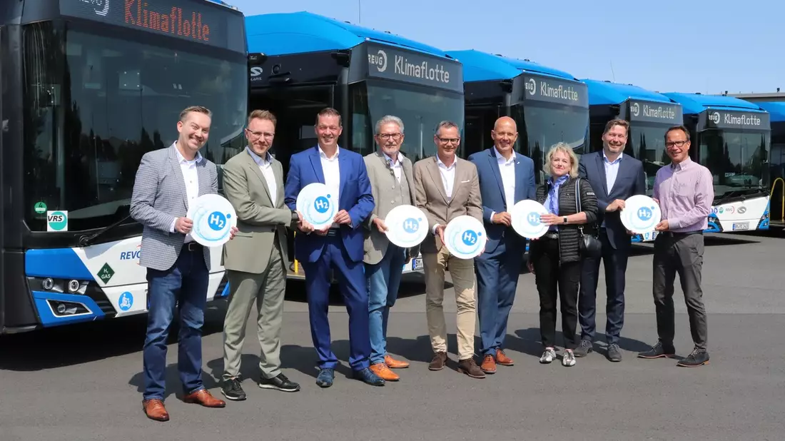 Wasserstoff und Erfahrung von Messer unterstützen nachhaltigen Busverkehr in NRW - Bild: presseportal.de