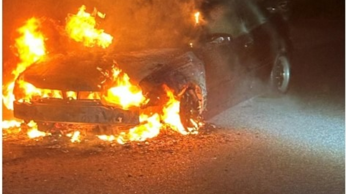 POL-WHV: Nächtlicher Fahrzeugbrand in der Kiebitzstraße - Ursache unklar - Foto: presseportal.de