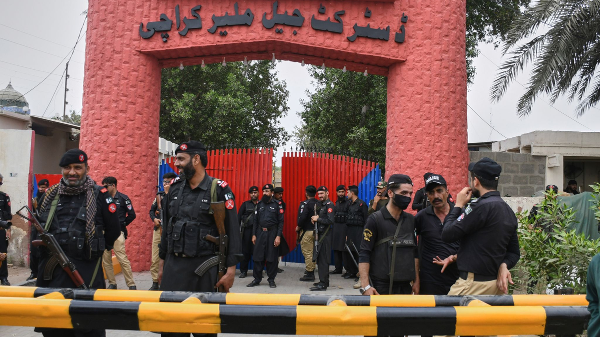 Aus diesem Gefängnis entkamen die Häftlinge. - Foto: Ali Raza/AP/dpa