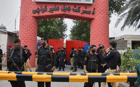 Aus diesem Gefängnis entkamen die Häftlinge. - Foto: Ali Raza/AP/dpa