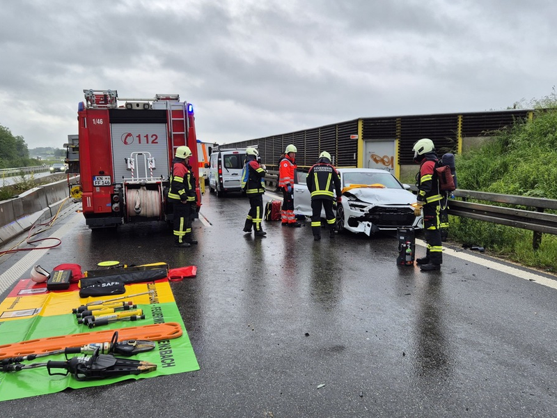 FW Allensbach: H1 VU Unklar - Foto: presseportal.de