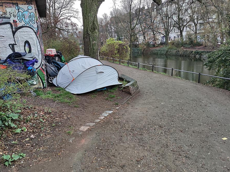 Obdachlose kampieren (Archiv) - Foto: über dts Nachrichtenagentur