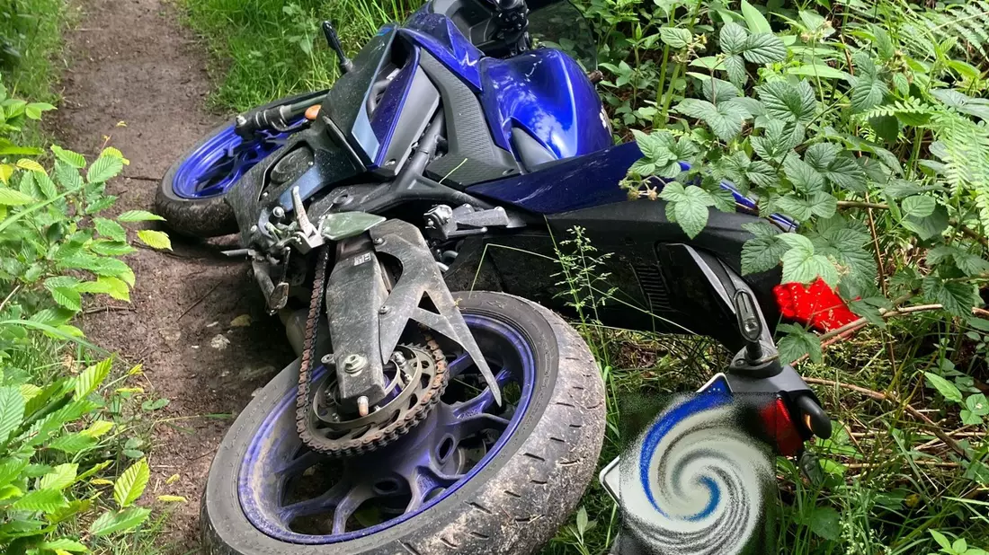 POL-RBK: Wermelskirchen - Fahrer flüchtet mit gestohlenem Motorrad vor Polizisten - Bild: presseportal.de