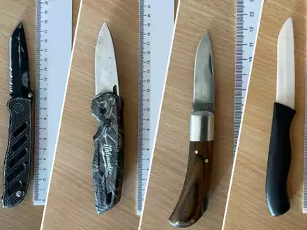 POL-GI: Gießen: Kontrollmaßnahmen Sicheres Gießen - mehrere Messer in Bussen sichergestellt - Foto: presseportal.de