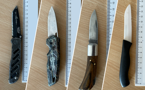 POL-GI: Gießen: Kontrollmaßnahmen Sicheres Gießen - mehrere Messer in Bussen sichergestellt - Foto: presseportal.de POL-GI: Gießen: Kontrollmaßnahmen Sicheres Gießen - mehrere Messer in Bussen sichergestellt - Foto: presseportal.de