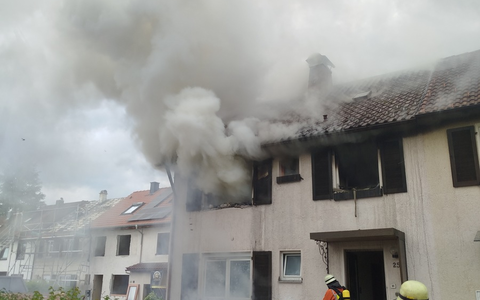LRA-Ravensburg: Wohnungsbrand in der Siebenbürgenstraße in Wangen - Foto: presseportal.de
