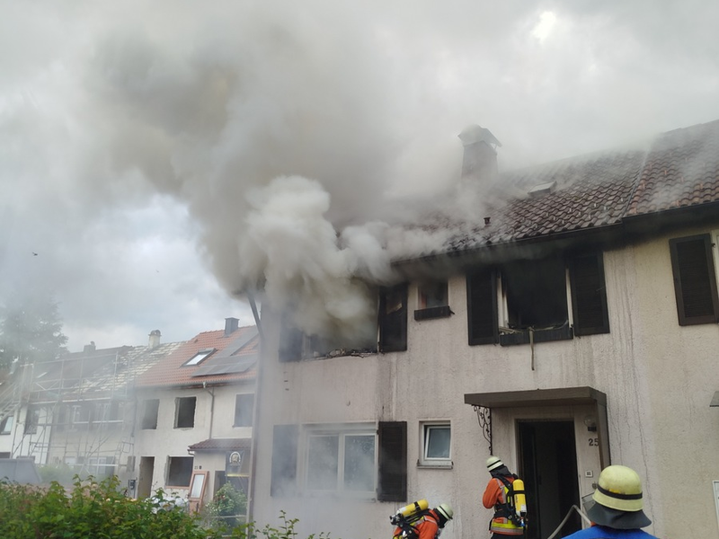 LRA-Ravensburg: Wohnungsbrand in der Siebenbürgenstraße in Wangen - Foto: presseportal.de