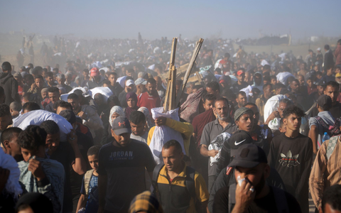 Die Verteilungszentren in Gaza sollen heute wieder öffnen.  - Foto: Mariam Dagga/AP/dpa