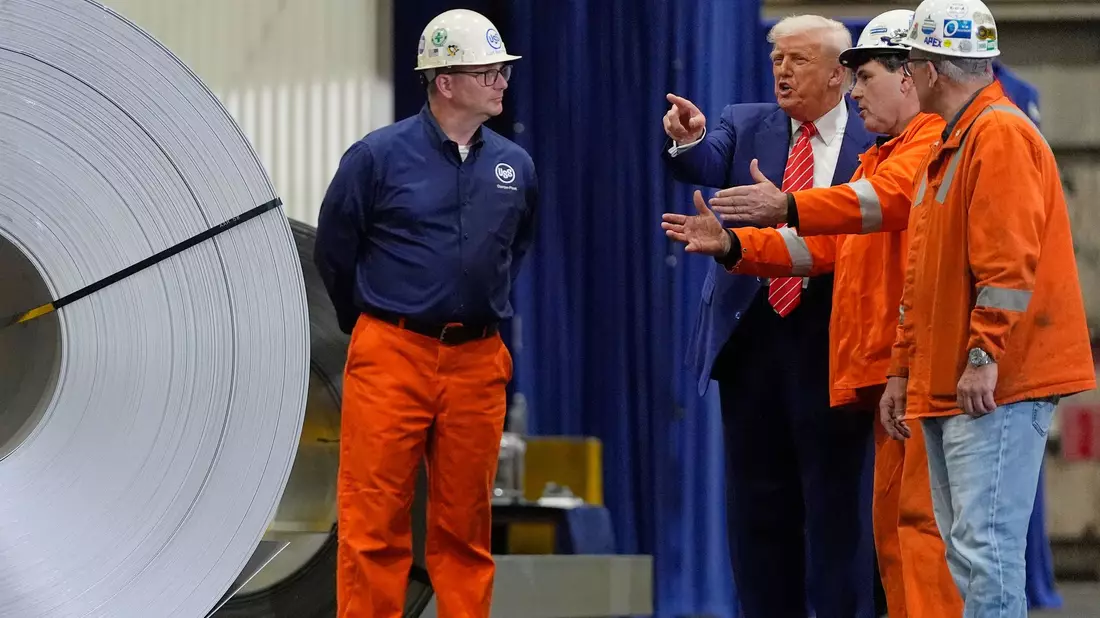 US-Präsident Donald Trump setzt auf Zölle als handelspolitisches Druckinstrument. (Archivbild) - Bild: Julia Demaree Nikhinson/AP/dpa
