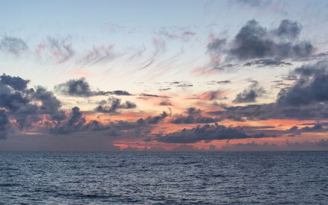 Ein Rosetten-Wasserprobenehmer an Bord des Forschungsschiffs. Mit einem solchen Gerät wurden die Wasserproben im Nordpazifik genommen.  - Foto: Ryan Tabata/University of Hawaii at Manoa/dpa