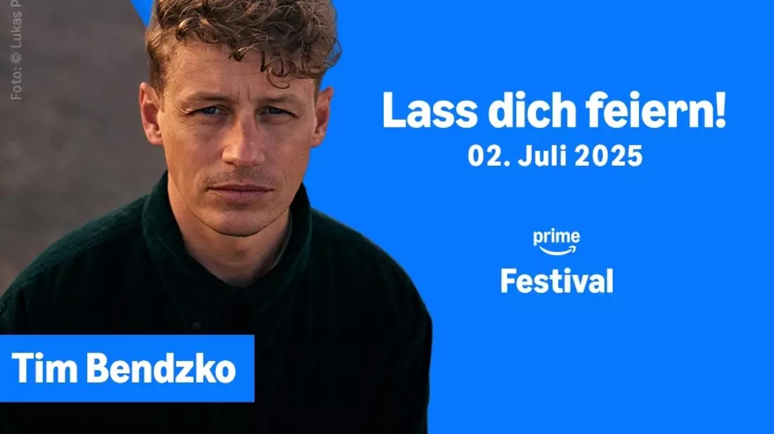 Warm-up für den Prime Day im Juli: Amazon lädt zum Prime Festival mit exklusivem Konzert von Tim Bendzko nach Berlin - Bild: presseportal.de
