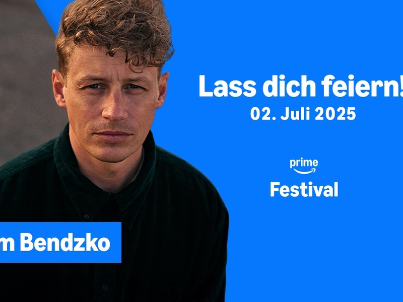 Warm-up für den Prime Day im Juli: Amazon lädt zum Prime Festival mit exklusivem Konzert von Tim Bendzko nach Berlin - Foto: presseportal.de