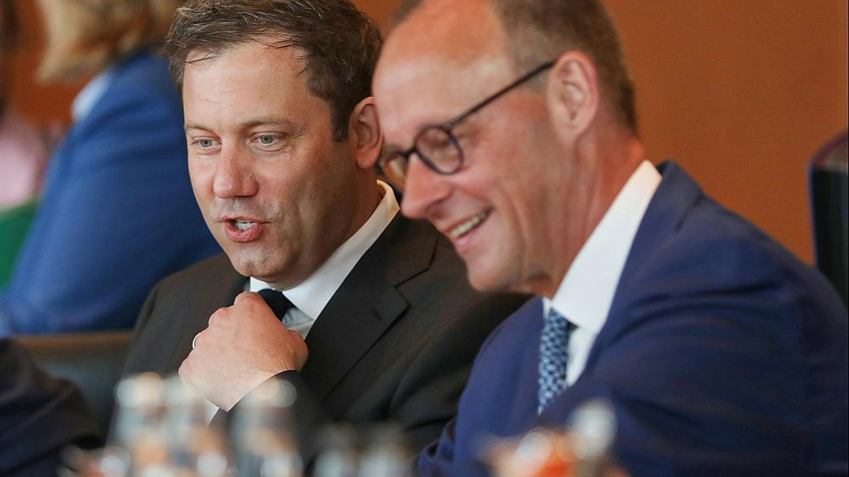 Lars Klingbeil und Friedrich Merz am 04.06.2025 - Foto: über dts Nachrichtenagentur