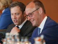 Lars Klingbeil und Friedrich Merz am 04.06.2025 - Foto: über dts Nachrichtenagentur