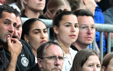 Lena Oberdorf glaubt fest an den Finaleinzug der deutschen Fußballerinnen.  - Foto: Carmen Jaspersen/dpa