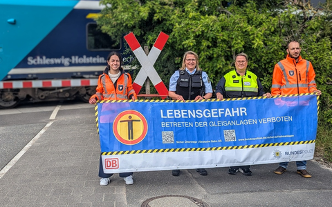 BPOL-KI: Gleisanlagen sind lebensgefährlich - Foto: presseportal.de