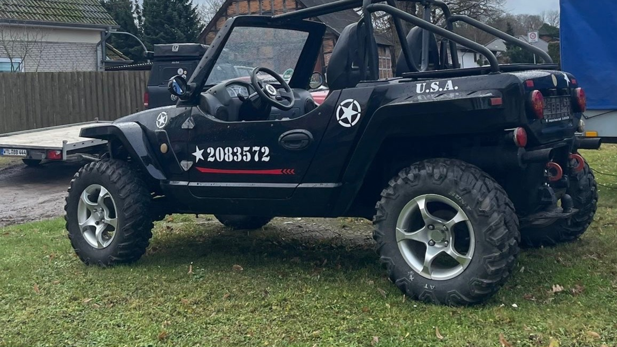 POL-H: Zeugenaufruf: Unbekannte Täter stehlen auffälligen Strandbuggy in Barsinghausen - Wer kann Hinweise geben? - Foto: presseportal.de