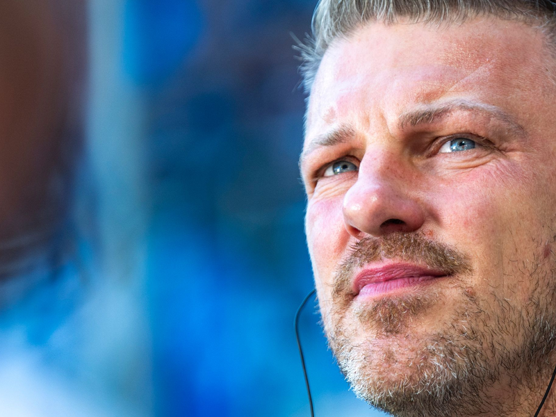 Emotional und Mann der klaren Worte: Lukas Kwasniok. - Foto: David Inderlied/dpa