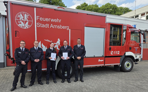FW-AR: Neue Führung bei der Kinderfeuerwehr der Stadt Arnsberg - Foto: presseportal.de