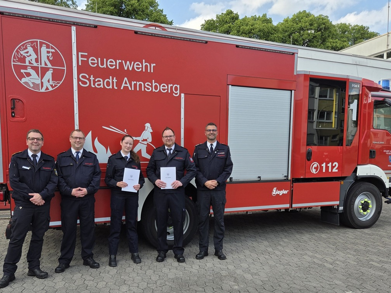FW-AR: Neue Führung bei der Kinderfeuerwehr der Stadt Arnsberg - Foto: presseportal.de