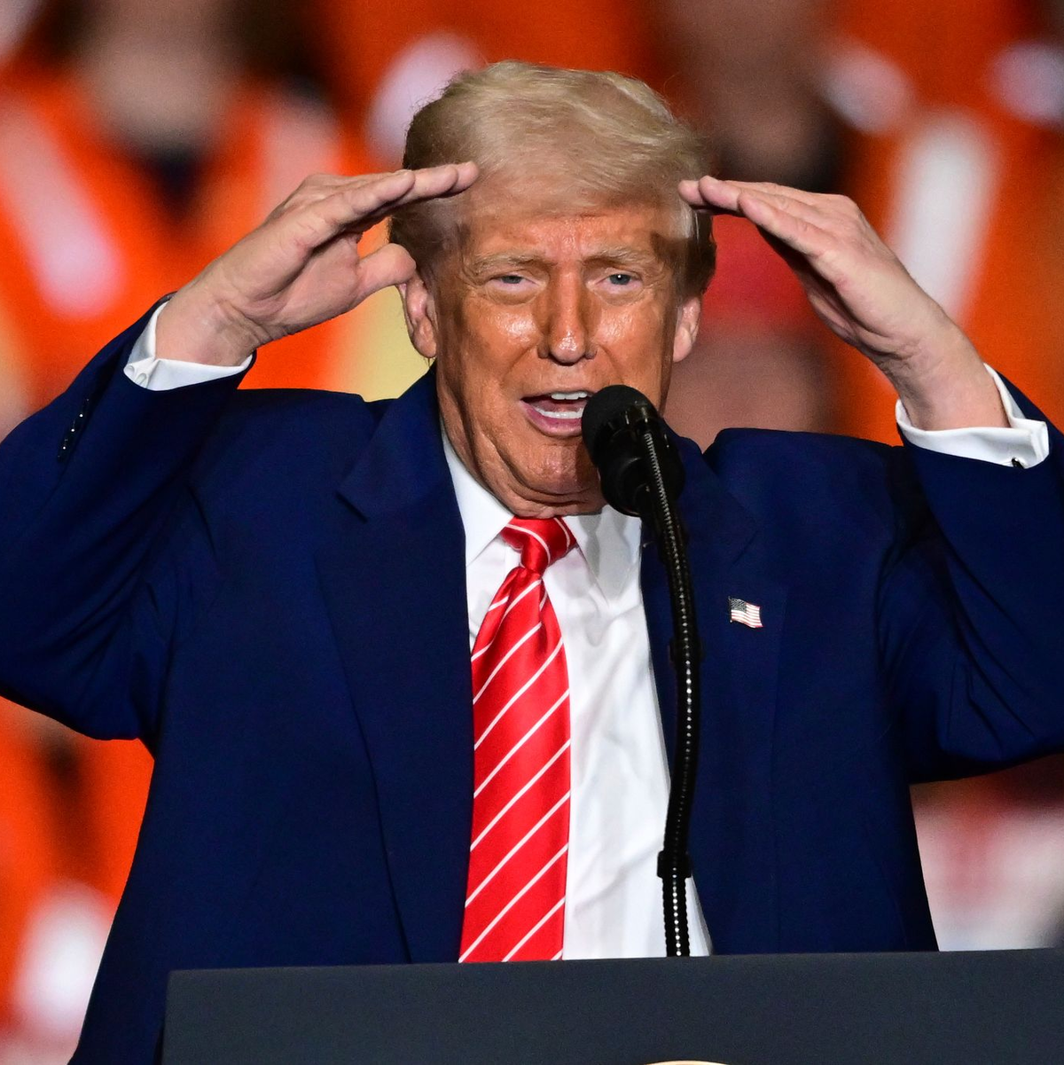 Biden sei schon als Präsident nicht mehr geistig auf der Höhe gewesen, behauptet Trump. (Archivbild) - Foto: David Dermer/AP/dpa