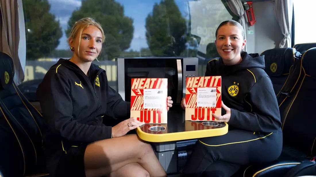 JUIT wird Partner der BVB-Frauen / Gesunde Ernährung für starke Leistung - auf und neben dem Platz - Bild: presseportal.de