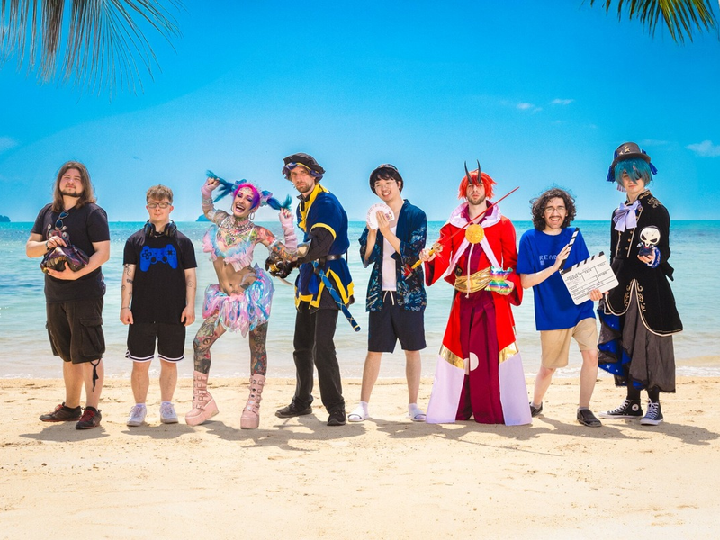 Aaron Sammy Sarah Sebastian Hai Sasha Darius Jannick Beauty and the Nerd - Foto: Joyn/Benjamin Kis, presseportal.de