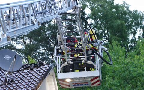 FW Stockach: Brand eines Dachstuhls - Foto: presseportal.de