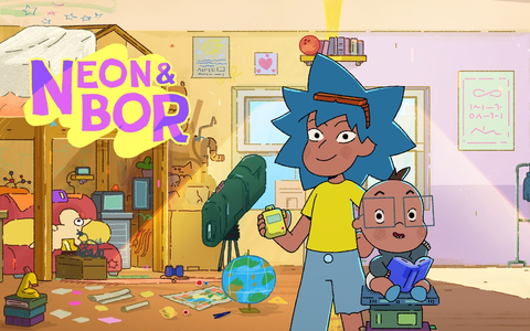 Neon & Bor ab 9. Juni 2025 bei KiKA / Animationsserien-Premiere von Marc-Uwe Kling - Foto: presseportal.de