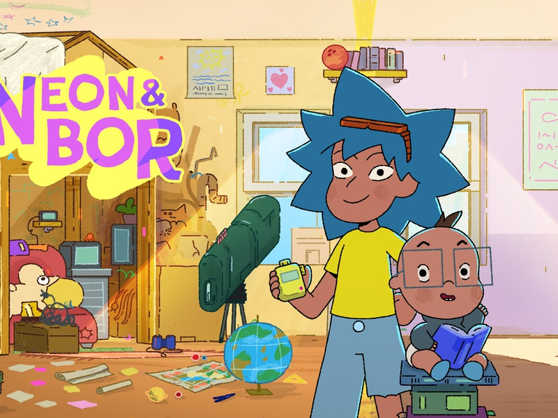 Neon & Bor ab 9. Juni 2025 bei KiKA / Animationsserien-Premiere von Marc-Uwe Kling - Foto: presseportal.de