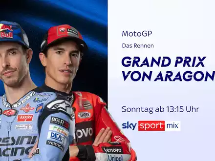 Marc Márquez auf Titelkurs: der MotoGP Grand Prix von Aragonien am Wochenende live bei Sky Sport - Foto: presseportal.de