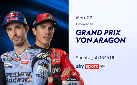 Marc Márquez auf Titelkurs: der MotoGP Grand Prix von Aragonien am Wochenende live bei Sky Sport - Foto: presseportal.de