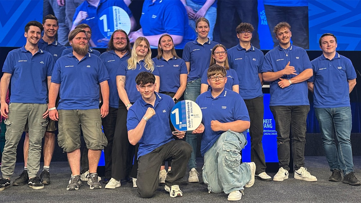 Sicherheit von Anfang an! / Junge Beschäftigte zeigten ihr Können beim Azubi-Wettbewerb der BG RCI - Foto: presseportal.de