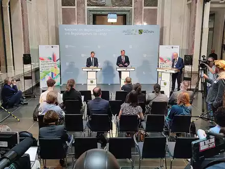 Michael Kretschmer und Olaf Lies am 05.06.2025 - Foto: über dts Nachrichtenagentur