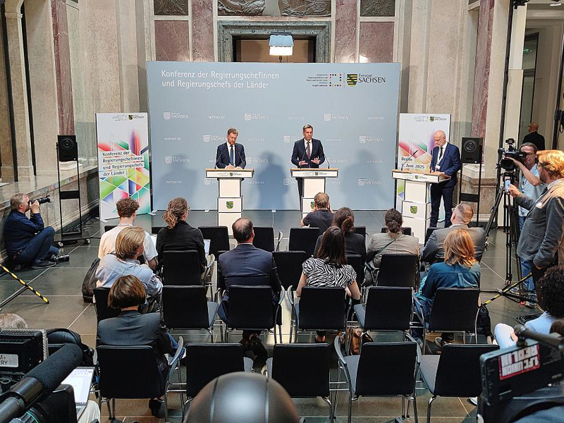 Michael Kretschmer und Olaf Lies am 05.06.2025 - Foto: über dts Nachrichtenagentur