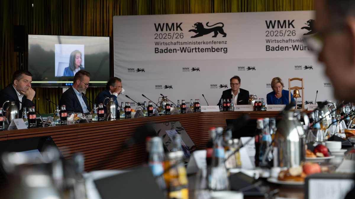 Wirtschaftsministerkonferenz in Stuttgart. (Foto aktuell). - Foto: Markus Lenhardt/dpa